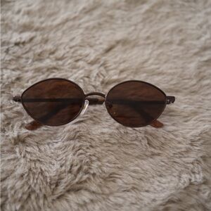 FRYE & CO Metal Almond
Sunglasses in Satin Brown NWOB